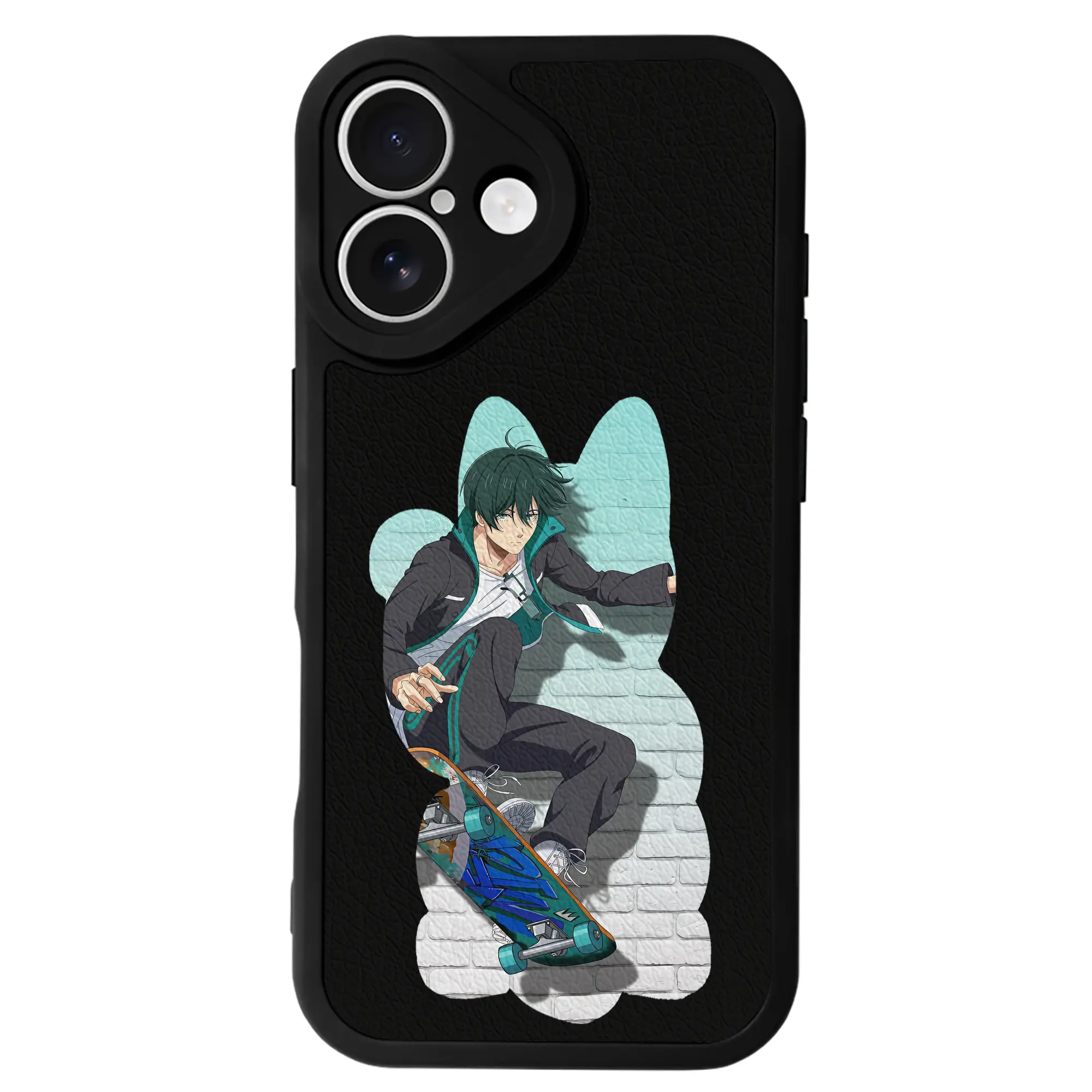 ブルーロック グッズ 糸師凛 - IPhone 16シリーズ対応 ・ シリコンスマホケース ・ レザー調 ・ 高精度フィット ・ 耐衝撃 ・ ワイヤレス充電対応 ・ 精密カット